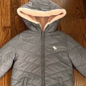 Abercrombie kids reversible winter jacket size 9/10